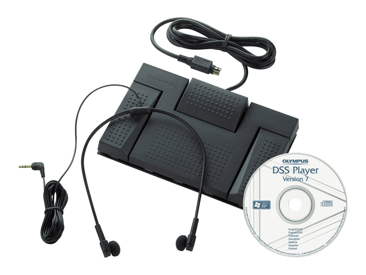 Olympus AS 2400 Transcription Kit - accessory kit for digital voice recorder