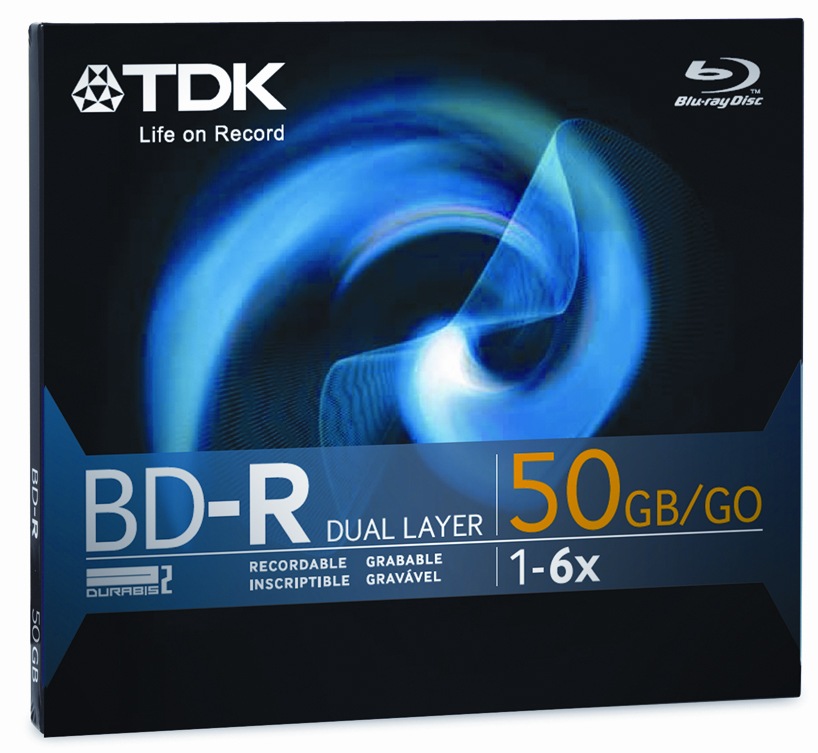 TDK BD-R 50Gb 6X Dual Layer Write Once