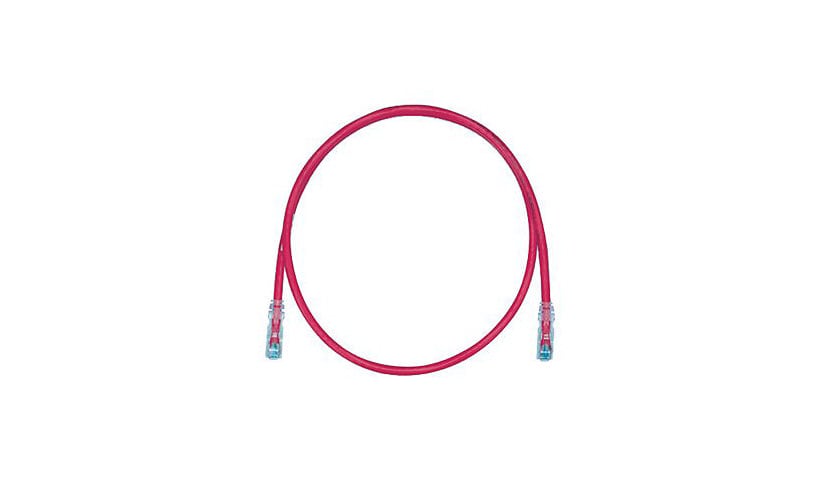 Panduit TX6 PLUS patch cable - 8 ft - red