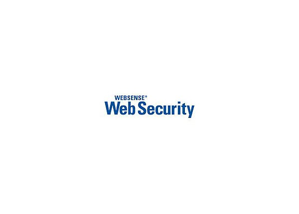 Websense Web Security - renouvellement de la licence d'abonnement (1 an) - 100 sièges