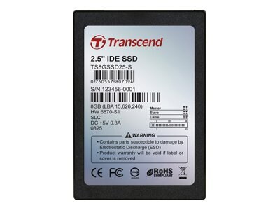 Transcend solid state drive - 8 GB - IDE/ATA
