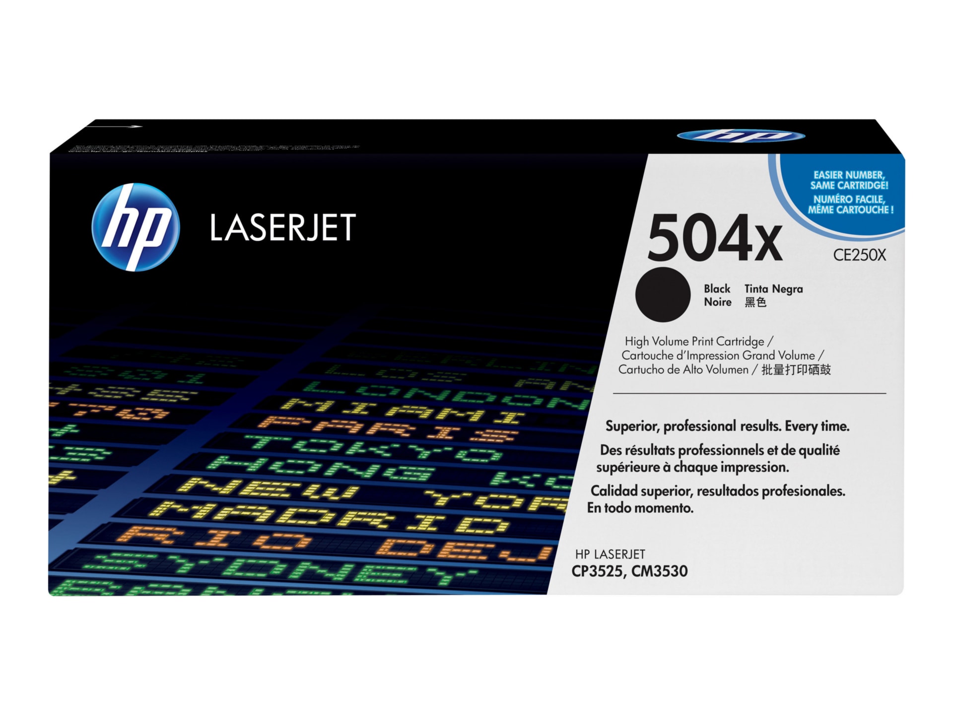 HP 504X Black High Yield Toner Cartridge