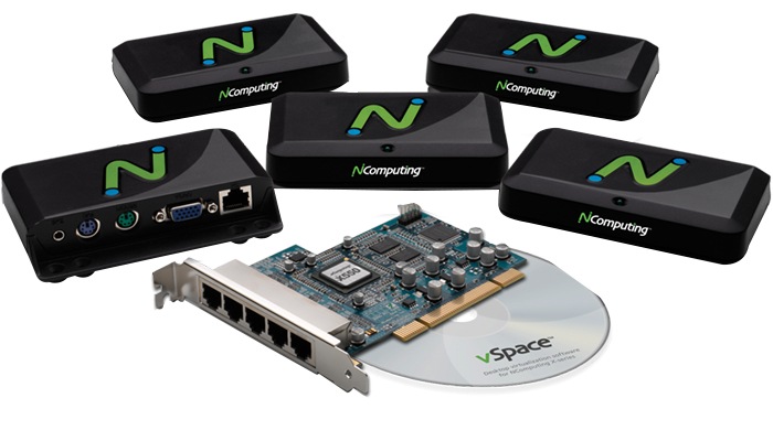 NComputing X550 5-User Desktop Virtualization Kit