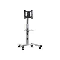 Chief Large Flat Panel Mobile Cart - For Displays 42-86" - Black