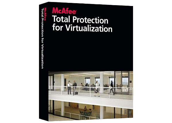 McAfee Total Protection for Virtualization - license + 1 Year Gold Support - 1 server