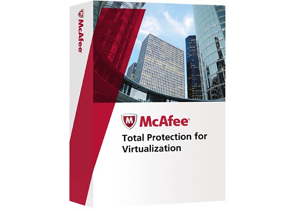 McAfee Total Protection for Virtualization - license + 1 Year Gold Support - 1 server