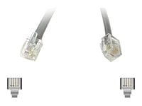 C2G Modular - phone cable - 50 ft - silver