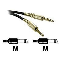 C2G Pro-Audio 50ft Pro-Audio 1/4in Male to 1/4in Male Cable - audio cable -