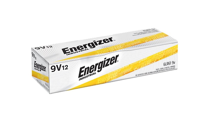 Energizer EN22 battery x 6LF22 - alkaline (pack of 12)
