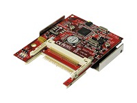 Addonics Dual CF-SATA HDD Adapter - card reader - Hi-Speed USB/Serial ATA-3
