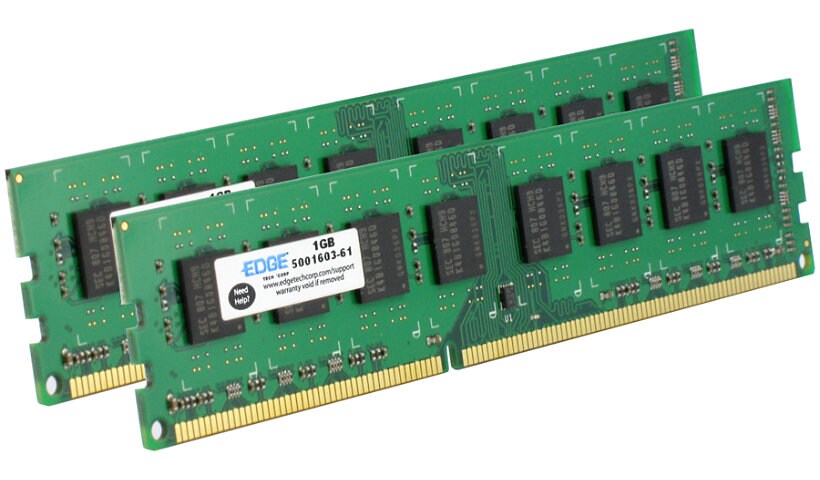 EDGE - DDR3 - kit - 4 GB: 2 x 2 GB - DIMM 240-pin - 1066 MHz / PC3-8500 - u