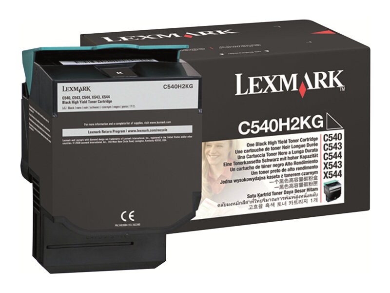 Lexmark - High Yield - black - original - toner cartridge - LCCP