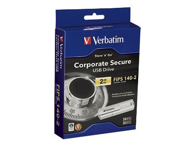 Verbatim Store 'n' Go Corporate Secure USB Drive - FIPS Edition - USB flash drive - 2 GB
