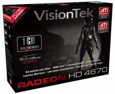 Visiontek ATI Radeon HD 4670 Series graphics card