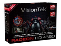 Visiontek ATI Radeon HD 4650 Series graphics card