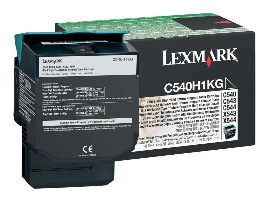 Lexmark - High Yield - black - original - toner cartridge - LCCP, LRP