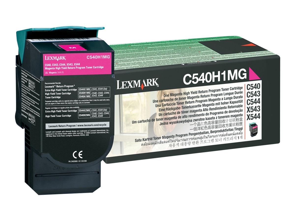 Lexmark - High Yield - magenta - original - toner cartridge - LCCP, LRP