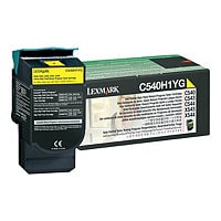 Lexmark - High Yield - yellow - original - toner cartridge - LCCP, LRP