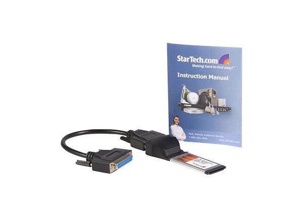 StarTech.com 1 Port ExpressCard Parallel Laptop Adapter Card - parallel adapter