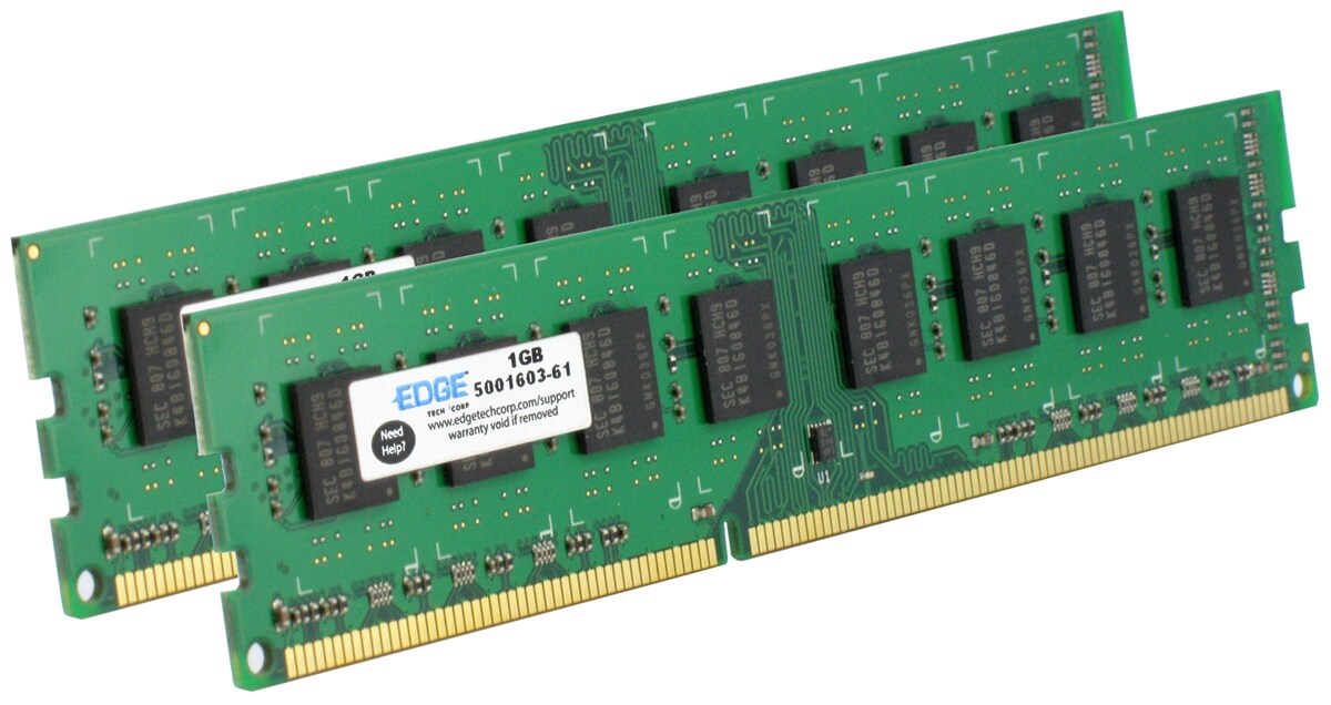 EDGE - DDR3 - kit - 4 GB: 2 x 2 GB - DIMM 240-pin - 1333 MHz / PC3-10600 - unbuffered