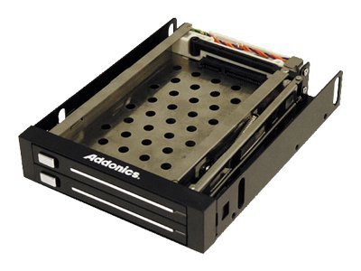 Addonics Snap-In Double Drive AE25SNAP2SA - storage mobile rack
