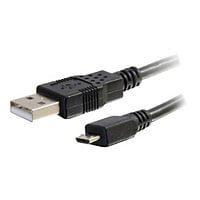 C2G 6.6ft USB to Micro B Cable - USB A to Micro USB Cable - USB 2.0 - M/M