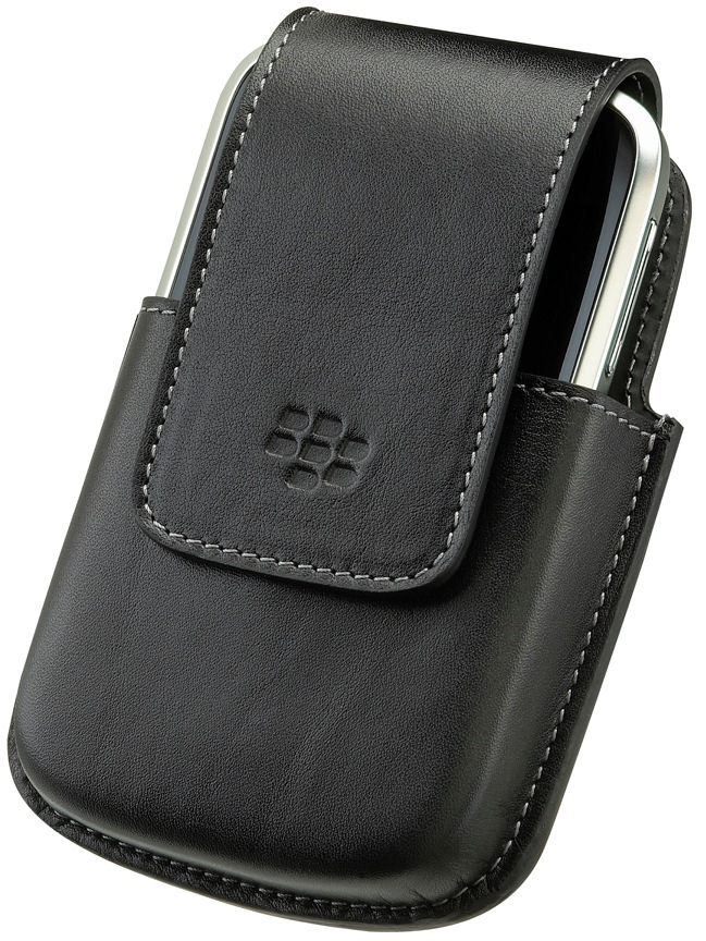 BlackBerry Leather Swivel Holster - holster bag for cellular phone