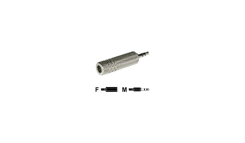 C2G 3.5mm Stereo Male to 6.3mm (1/4in) Stereo Female Adapter - TAA