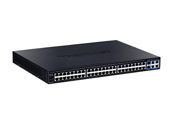 TRENDnet TEG 2248WS - switch - 48 ports - managed - rack-mountable