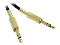C2G Pro-Audio 12ft Pro-Audio 1/4in TRS Male to 1/4in TRS Male Cable - audio