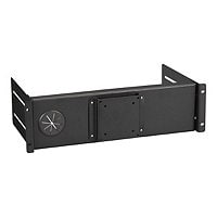 Black Box Flat-Panel Monitor Mount for Racks Fixed - monitor mounting kit