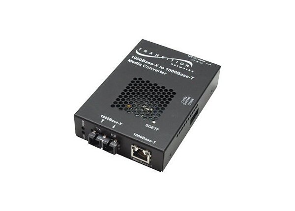 Transition Stand-Alone - fiber media converter - Gigabit Ethernet