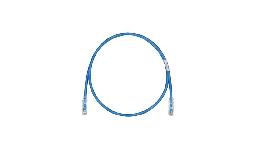 Cat 6 24 AWG UTP Copper Patch Cord, 30 ft, Blue