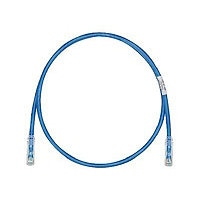 Cat 6 24 AWG UTP Copper Patch Cord, 30 ft, Blue