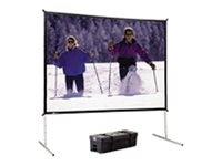 Da-Lite Fast-Fold Deluxe Projection Screen System - Portable Folding Frame