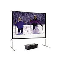 Da-Lite Fast-Fold Deluxe Projection Screen System - Portable Folding Frame