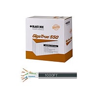 Black Box GigaTrue 550 - bulk cable - 1000 ft - black