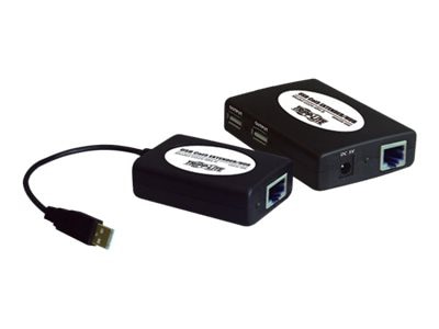 Tripp Lite 4-Port USB 2.0 Hi-Speed USB Over Cat5 Hub with 4 Remote Ports -