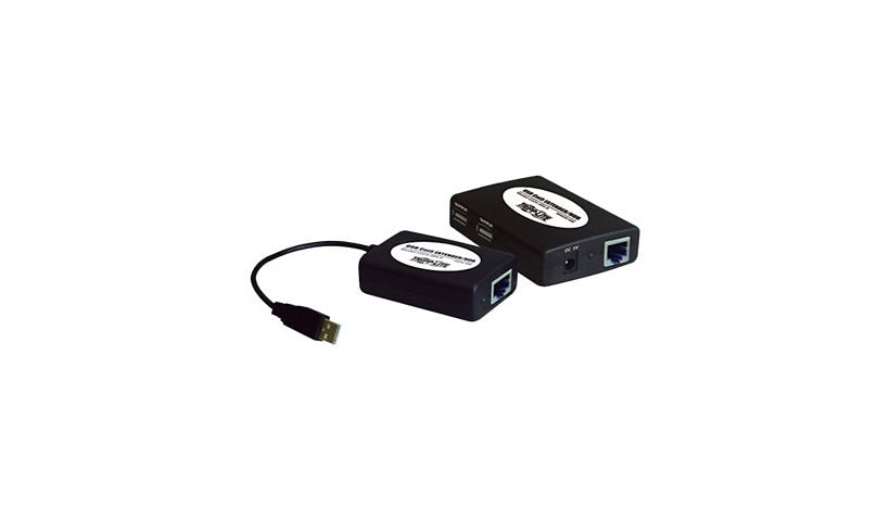 Tripp Lite 4-Port USB 2.0 Hi-Speed USB Over Cat5 Hub with 4 Remote Ports - USB extender - USB