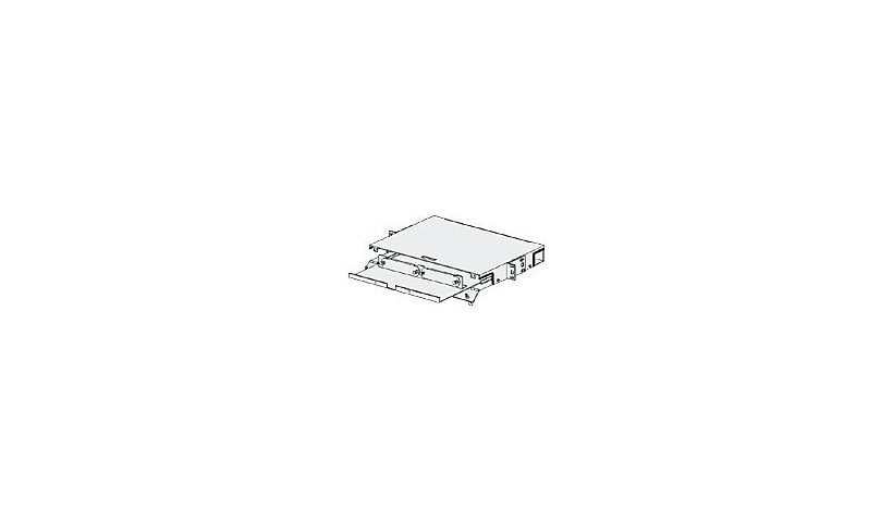 Corning CCH-01U - patch panel housing - 1U - 19"/23"