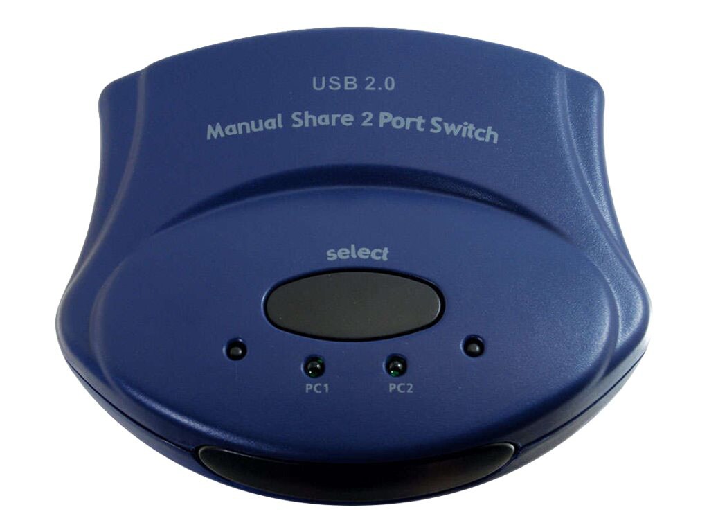 C2G 2-Port USB 2.0 Manual Switch - USB peripheral sharing switch - 2 ports