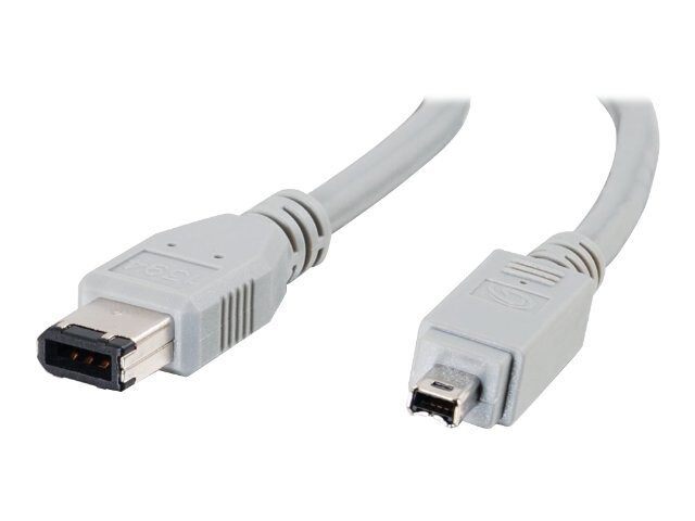 C2G - IEEE 1394 cable - 4 pin FireWire to 6 pin FireWire - 3.3 ft