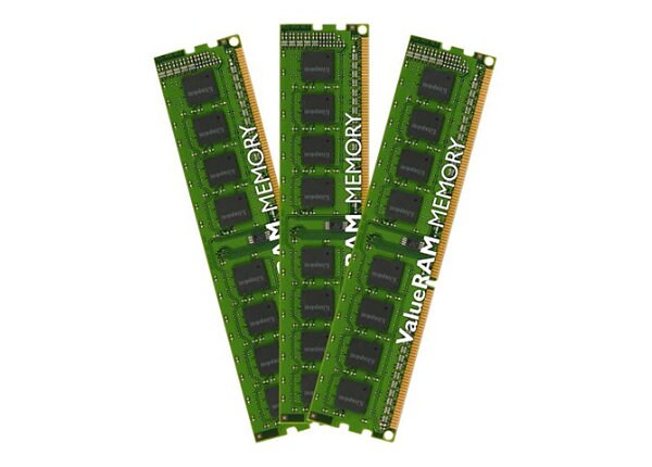 Kingston ValueRAM - DDR3 - 6 GB : 3 x 2 GB - DIMM 240-pin