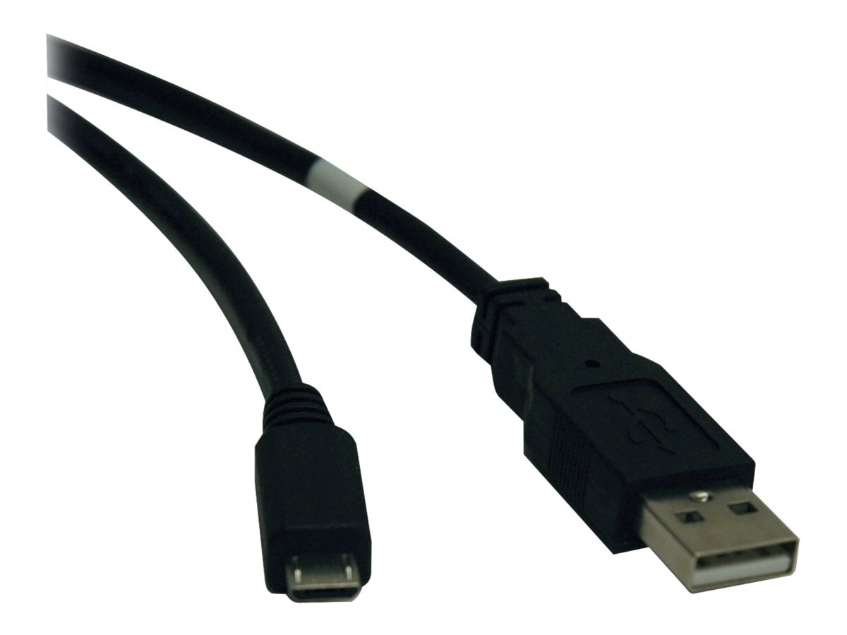 Tripp Lite 6ft USB 2.0 Hi-Speed Cable A Male to USB Micro-B M/M 6' - USB  cable - USB to Micro-USB Type B - 6 ft - U050-006 - USB Cables 