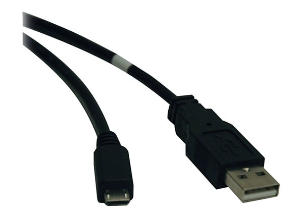Tripp Lite 6ft USB 2.0 Hi-Speed Cable A Male to USB Micro-B M/M 6' - USB  cable - USB to Micro-USB Type B - 6 ft - U050-006 - USB Cables 