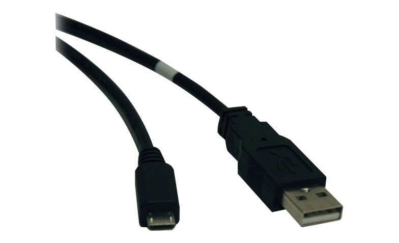 6 Foot USB 2.0 Type A Male to Type B Male Cable - Black