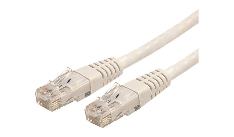 StarTech.com 7ft CAT6 Ethernet Cable - White Molded Gigabit - 100W PoE UTP 650MHz - Category 6 Patch Cord UL Certified