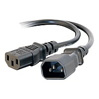 C2G 4ft 16 AWG Computer Power Extension Cord (IEC320C14 to IEC320C13) TAA