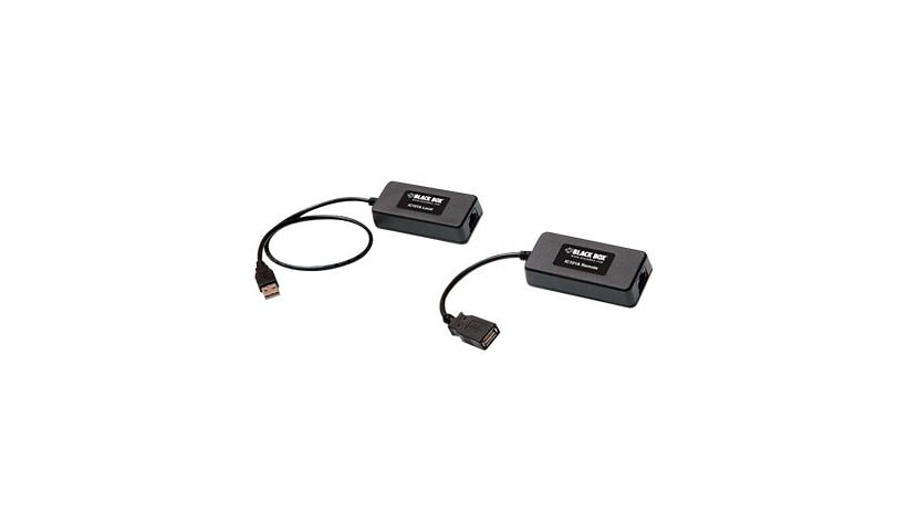 Black Box USB 1.1 over CAT5 Extender, 40meter, 12mbps, 1-Port, Bus Power