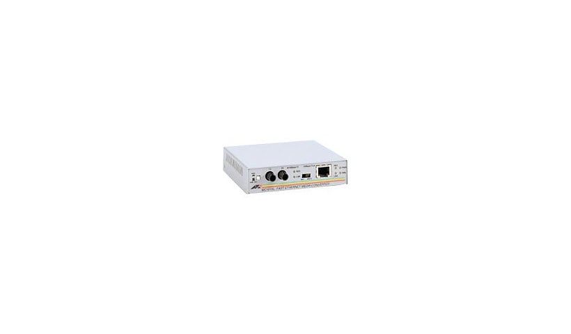 Allied Telesis AT MC101XL - fiber media converter - 10Mb LAN - TAA Compliant
